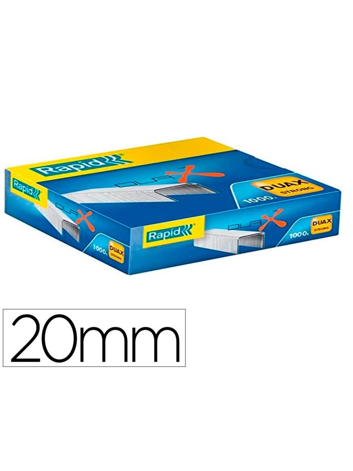 Grapas rapid duax strong caja de 1000 unidades Grapas rapid duax strong caja de 1000 unidades