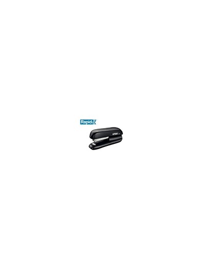 Grapadora rapid f5 mini plastico capacidad de grapado 10 hojas usa grapas n 10 color negro