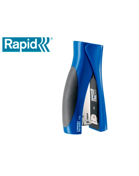 Grapadora rapid vertical ultimate f20 plastico capacidad de grapado 20 hojas usa grapas 24/6 y 26/6 color