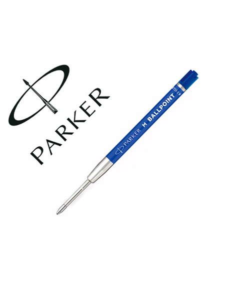 Recambio boligrafo parker originals economico azul punta media