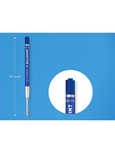 Recambio boligrafo parker originals economico azul punta media