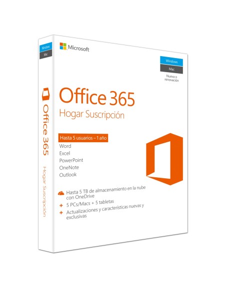 Microsoft office 365 family esd 6 usuarios 1año (descarga directa)