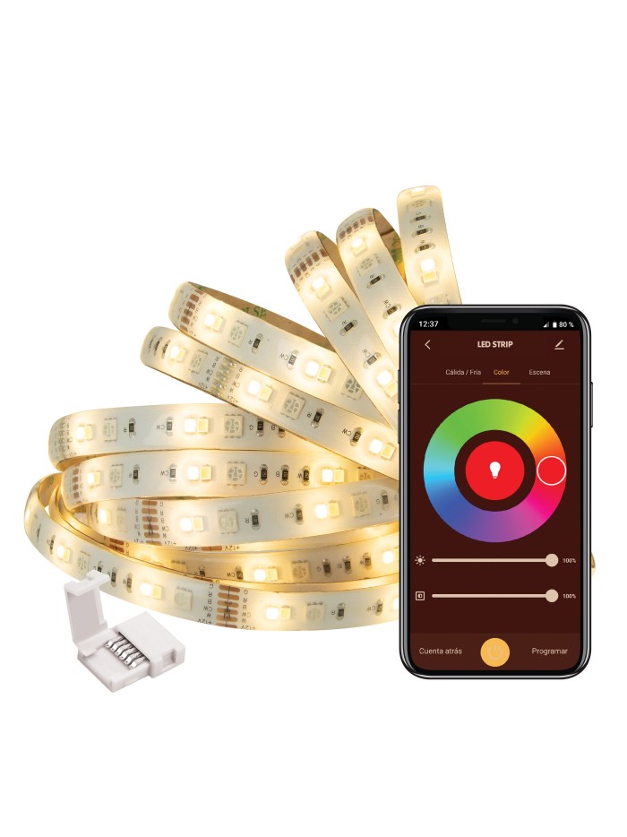 Tira led muvit io wifi rgb+cct 5m Tira led muvit io wifi rgb+cct 5m