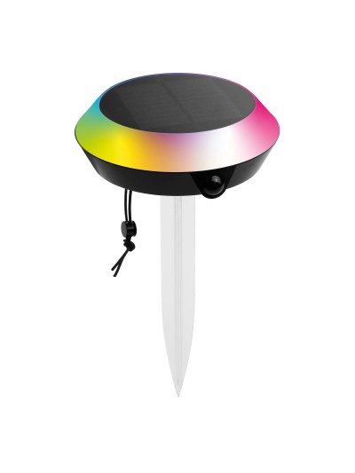 Lampara de luz solar muvit io wireless mesh + sensor de movimiento