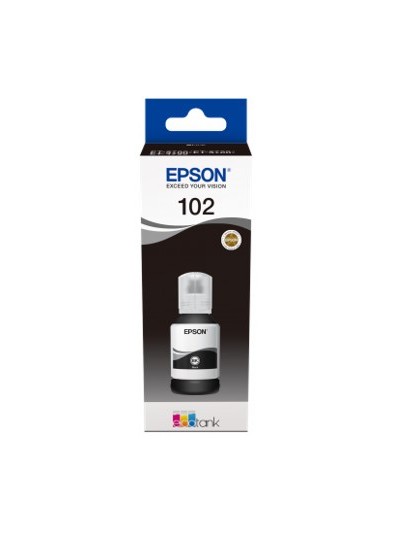 Cartucho tinta epson 102 c13t03r140 ecotank negro ink et - 2700 - et - 2750 - et - 3700 - et - 3750 - et4750