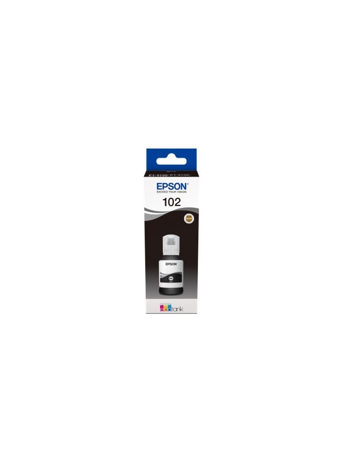 Cartucho tinta epson 102 c13t03r140 ecotank negro ink et - 2700 - et - 2750 - et - 3700 - et - 3750 - et4750 Cartucho tinta epson 102 c13t03r140 ecotank negro ink et - 2700 - et - 2750 - et - 3700 - et - 3750 - et4750