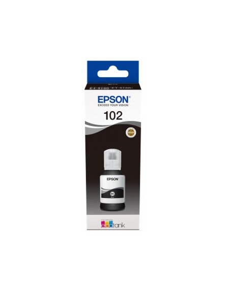 Cartucho tinta epson 102 c13t03r140 ecotank negro ink et - 2700 - et - 2750 - et - 3700 - et - 3750 - et4750