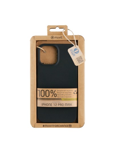 Funda muvit recycletek para apple iphone 12 pro max negra