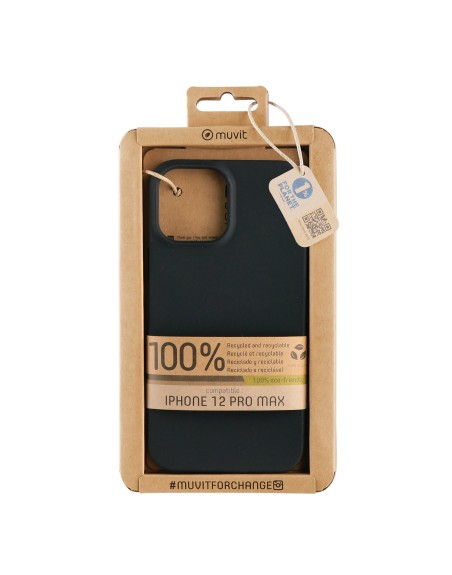 Funda muvit recycletek para apple iphone 12 pro max negra