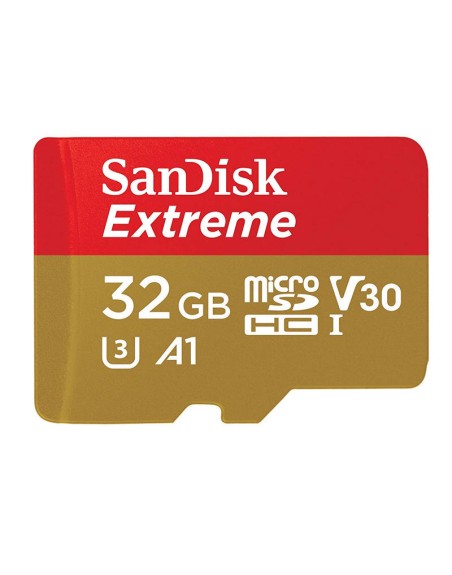 Tarjeta memoria sandisk micro secure digital 32gb sd extreme u3 uhs - i clase 10 a1
