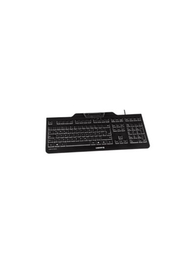 Teclado cherry kc 1000 sc lector de tarjeta chip integrado dni usb negro