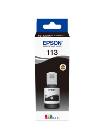 Cartucho tinta epson 113 ecotank pigment c13t06b140 negro ink bottle