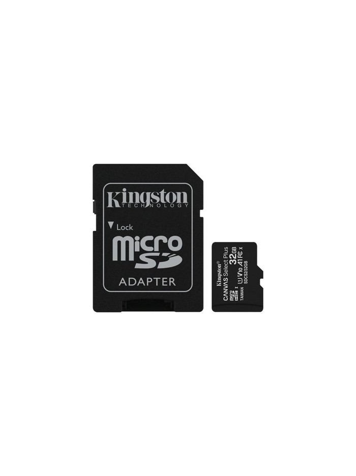 Tarjeta memoria micro secure digital sd hc 32gb kingston canvas select plus clase 10 uhs - 1 + adaptador sd Tarjeta memoria micro secure digital sd hc 32gb kingston canvas select plus clase 10 uhs - 1 + adaptador sd