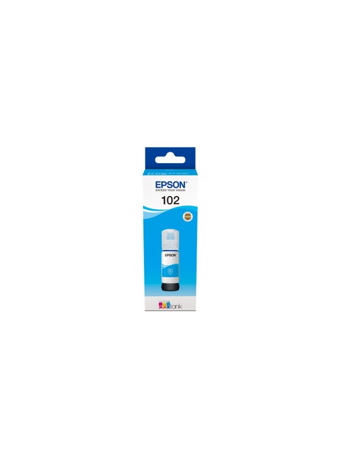 Cartucho tinta epson c13t03r240 102 ecotank cian ink et - 2700 - et - 2750 - et - 3700 - et - 3750 - et4750 Cartucho tinta epson c13t03r240 102 ecotank cian ink et - 2700 - et - 2750 - et - 3700 - et - 3750 - et4750