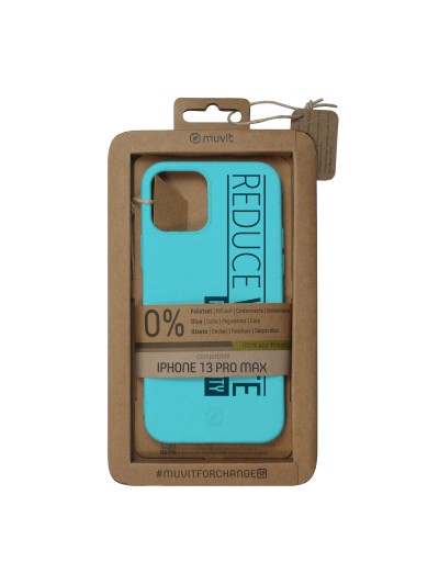 Funda muvit bambootek para apple iphone 13 pro max azul