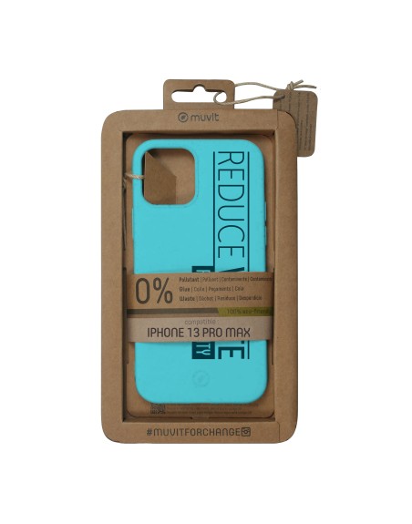Funda muvit bambootek para apple iphone 13 pro max azul