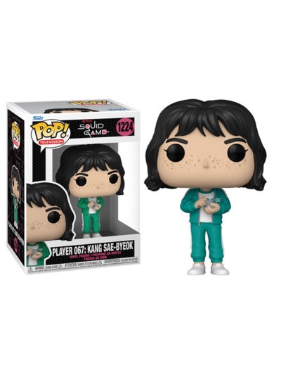 Funko pop series tv el juego del calamar jugador: sae - byeok 067 64797