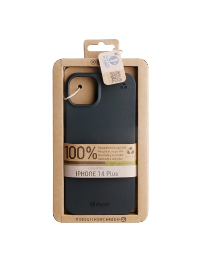 Funda muvit recycletek para apple iphone 14 plus negra