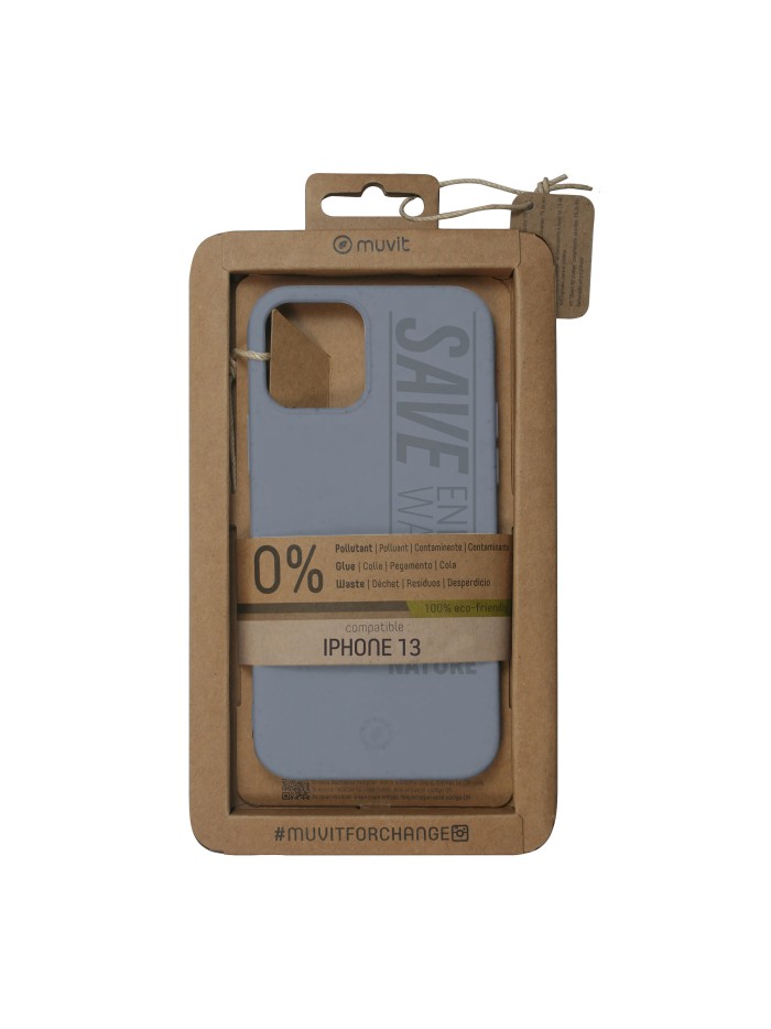 Funda muvit bambootek para apple iphone 13 gris Funda muvit bambootek para apple iphone 13 gris