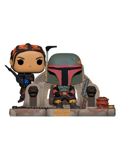Funko pop moment star wars the mandalorian boba fett & fennec shand 58391