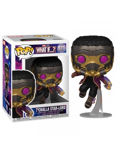 Funko pop marvel what if tchalla star lord 55812