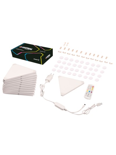 Phoenix astral kit de iluminación modular rgb con paneles triangulares