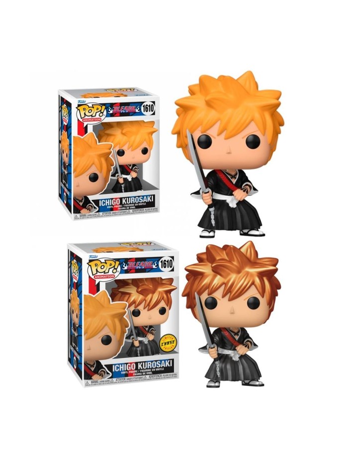 Funko pop animacion bleach ichigo con opcion chase metalica 75508 Funko pop animacion bleach ichigo con opcion chase metalica 75508