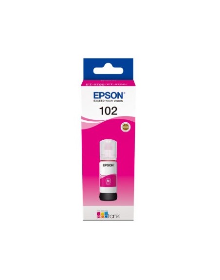 Cartucho tinta epson c13t03r340 102 ecotank magenta ink et - 2700 - et - 2750 - et - 3700 - et - 3750 - et4750