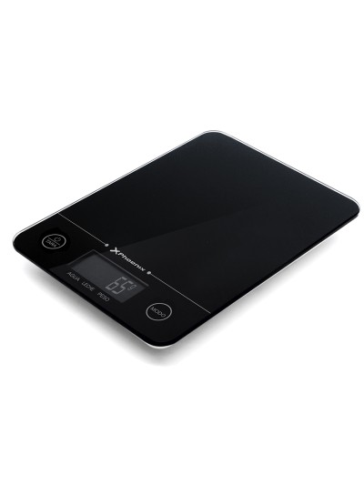 Báscula phoenix de cocina digital negra maximo 5kg