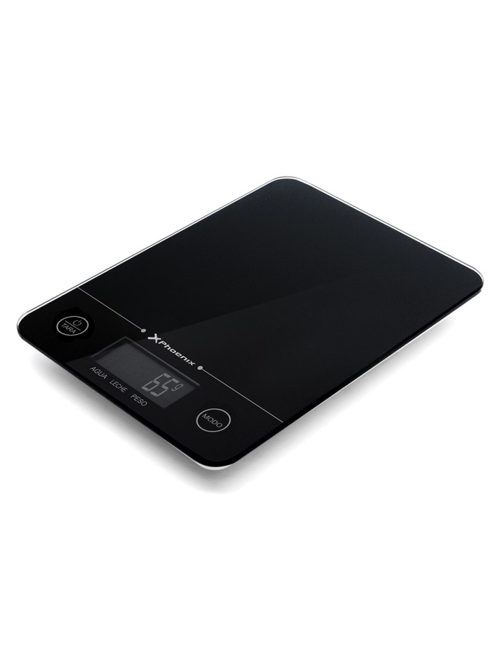 Báscula phoenix de cocina digital negra maximo 5kg Báscula phoenix de cocina digital negra maximo 5kg