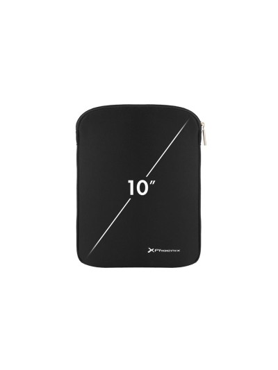 Funda protector phoenix sleeve para portátil o tablet 10 pulgadas negra