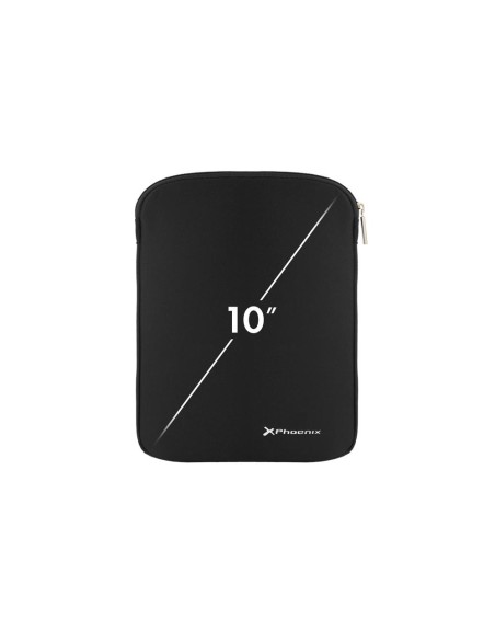 Funda protector phoenix sleeve para portátil o tablet 10 pulgadas negra