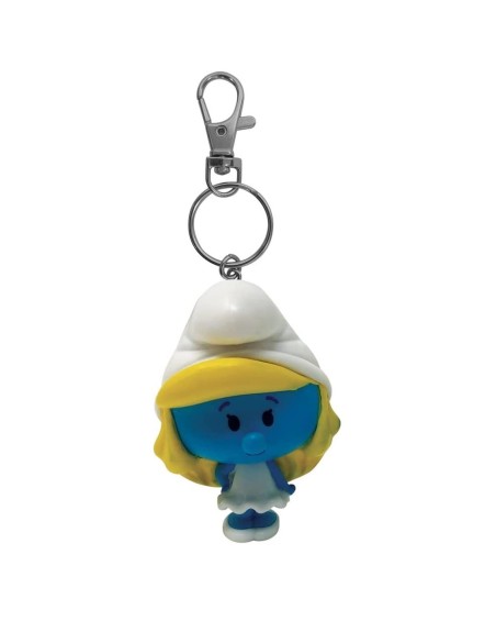 Llavero plastoy los pitufos pitufina chibi