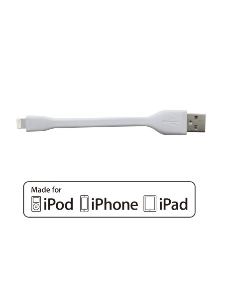 Cable phoenix usb a lightning certificado mfi apple 10 cm