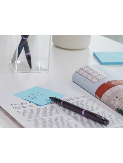 Pluma parker im professionals vibrant purple ring plumin f en estuche de regalo