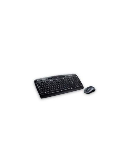 Teclado + mouse logitech mk330 wireless inalambrico usb 2.0 negro 2.4ghz
