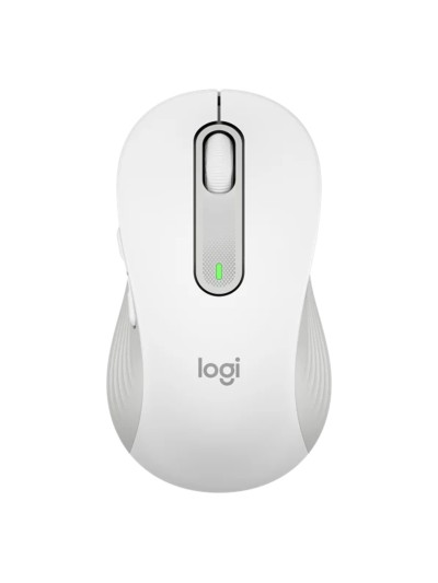 Mouse raton logitech m650 grande optico wireless inalambrico blanco crudo