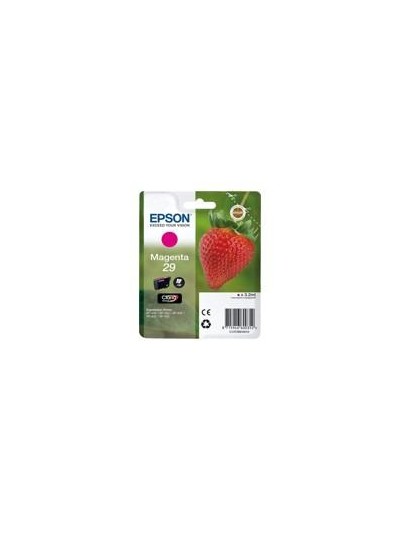 Cartucho tinta epson 29 c13t29834012 magenta xp235 - xp332 - xp3357xp4327xp435 - fresa