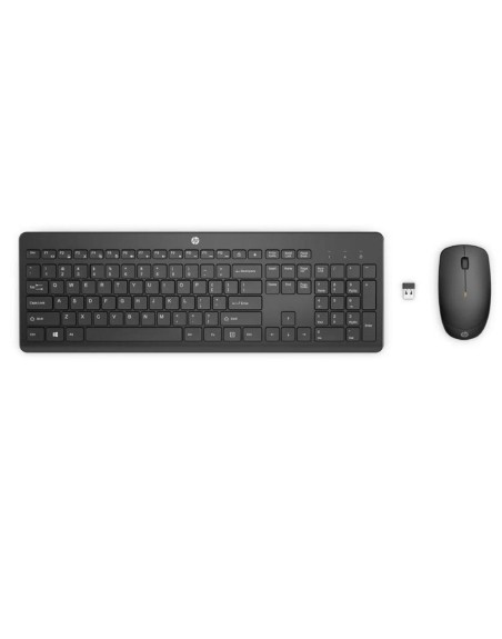 Kit teclado + raton inalambrico hp 230 negro