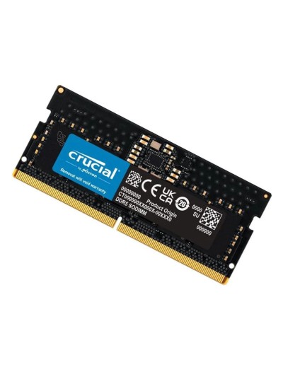 Memoria ram ddr5 8gb crucial - sodimm - 5600 mhz - pc5 41600 cl46