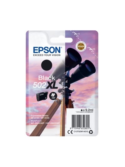 Cartucho tinta epson t02w140 502xl negro ink