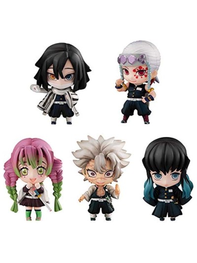 Pack 5 figuras megahouse demon slayer kimetsu no yaiba sailor tanjiro & the hashira set b