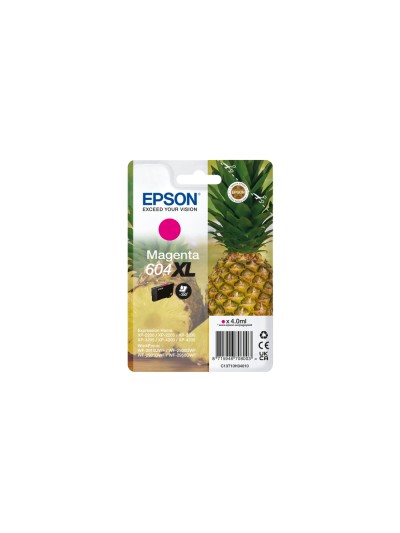 Cartucho epson 604xl magenta c13t10h34010 xp2200 wf - 2910 piña