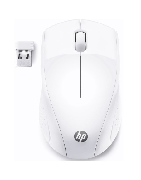 Mouse raton hp optico wireless inalambrico 220 - hasta 1600dpi - blanco nieve