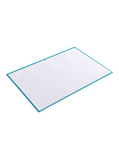 Recambio a4 antartik 80 hojas 90g/m2 cuadro 5mm 4 taladros 1 banda con marco color turquesa