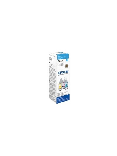 Cartucho ecotank epson 664 t664240 70ml l355 - l555 cyan
