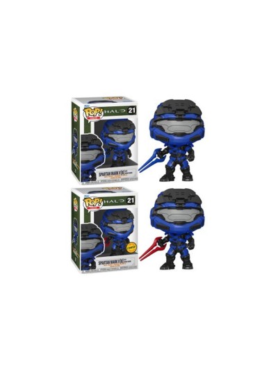 Funko pop videojuegos halo infinite mark v [b] con espada azul con opcion chase 59336