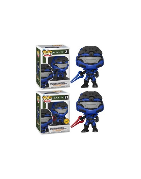 Funko pop videojuegos halo infinite mark v [b] con espada azul con opcion chase 59336