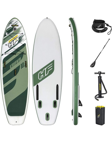 Bestway 65308 - tabla paddle surf hinchable hydro - force kahawai 3 -10m con remo - bomba y bolsa