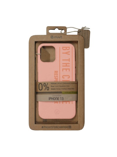 Funda muvit bambootek para apple iphone 13 melocoton